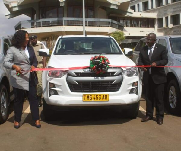 Minister presides over hand over ceremony of vehicles and motorcycles procured by the ministry under MERP